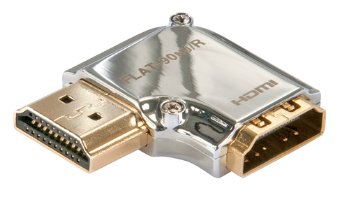 Lindy CROMO HDMI Male to HDMI Female 90 Degree Right Angle Adapter, afbeelding 2