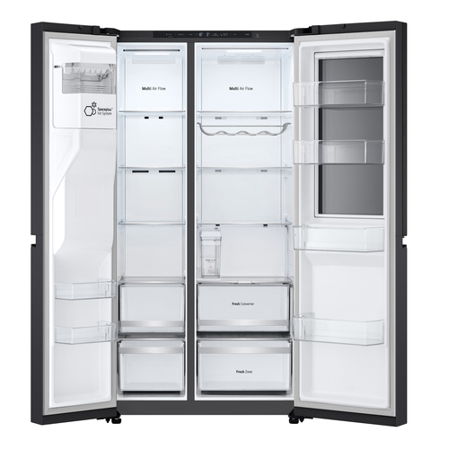 LG GSXE81EVBE side-by-side refrigerator Freestanding – image 8
