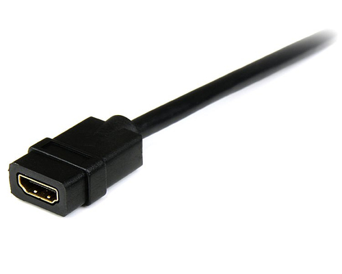StarTech.com 2m (6ft) HDMI Extension Cable, Ultra HD HDMI Male to Female Cable, 4K HDMI Cable Extender, 4K 30Hz UHD HDMI Cable with Ethernet M/F, High Speed HDMI 1.4 Cable, 10.2Gbps - HDMI Cord Extender HDMI-forlængerkabel 2m Sort – billede 2