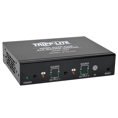 B126-2X2 SWITCH DIVISOR DE MATRIZ 2 x-2-hdmi-cat5cat6-transmisor-1080p UPC 0037332180209