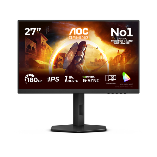 AOC skærm - WLED - 27" - IPS - Full HD