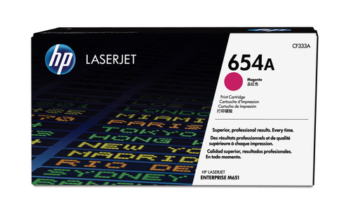 CF333A HP 654A MAGENTA LASERJET TONER  CARTRIDGE