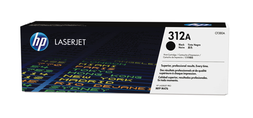 HP 312A Black Standard Capacity Toner 2.4K pages for HP Color LaserJet Pro M476 - CF380A