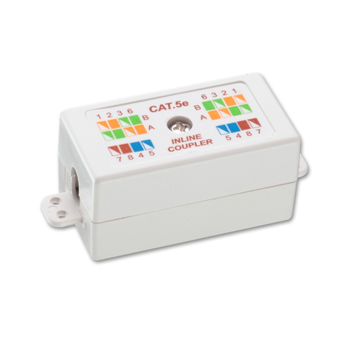 TOOLLESS CAT5E IN-LINE COUPLER W/EASY FIT CONNECTIONS