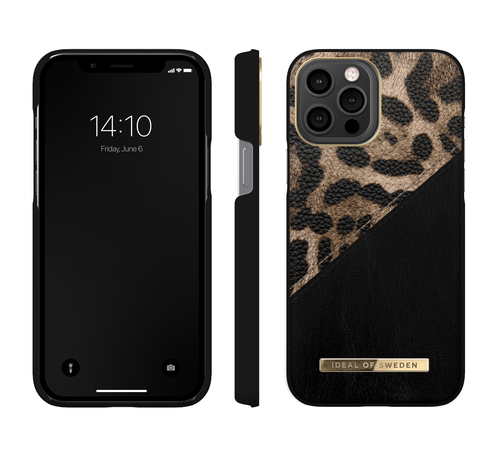 iDeal of Sweden Atelier Case iPhone 12PM/13PM Midnight Leoprd – image 3
