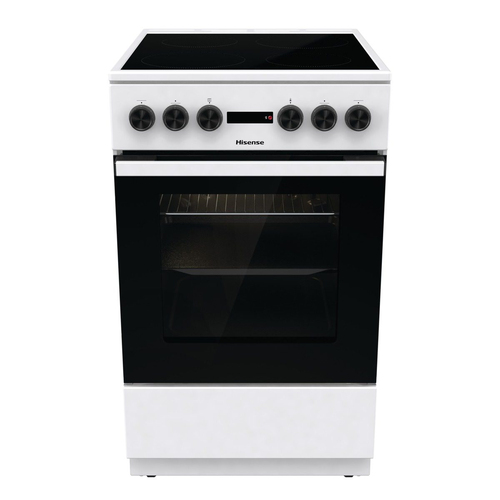 Hisense HEC5A10WG cooker Freestanding cooker Electric Ceramic hob White