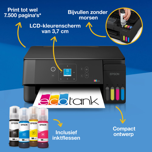 Epson EcoTank ET-2922 all-in-one printer – Foto 3 van 10