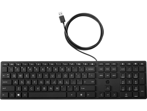 HP 2V863AV keyboard Office USB Black