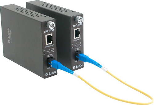 D-Link DMC-920T tinklo medijos keitiklis 100 Mbit/ai 1550 nm Vienas režimas Pilka