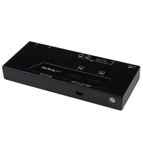 VS222HDQ StarTech.com Interruptor de matriz HDMI 2X2 con cambio automático y prioritario - 1080p