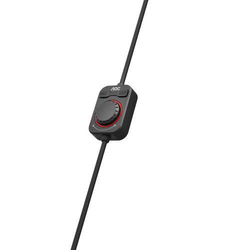 AOC GH300 headphones/headset Wired Head-band Gaming Black, Red – image 2
