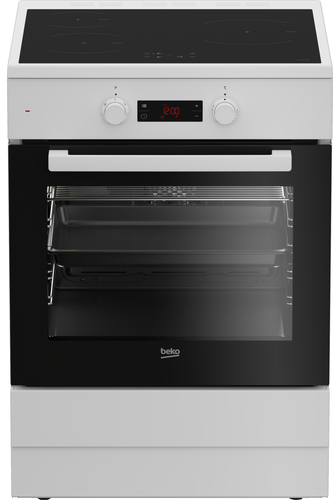 Beko FSE68302MWC cooker Freestanding cooker Electric Zone induction hob White