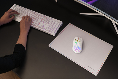 Mars Gaming MCPWXWUS keyboard Mouse included RF Wireless + USB QWERTY US International White – image 9