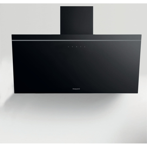 Hotpoint PHVP82FLTK 80cm Chimney Hood in Black 4 Speed Fan Touch Displ - image 2