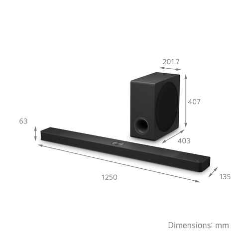 LG 5.1.3ch Soundbar Speaker - Black - image 2