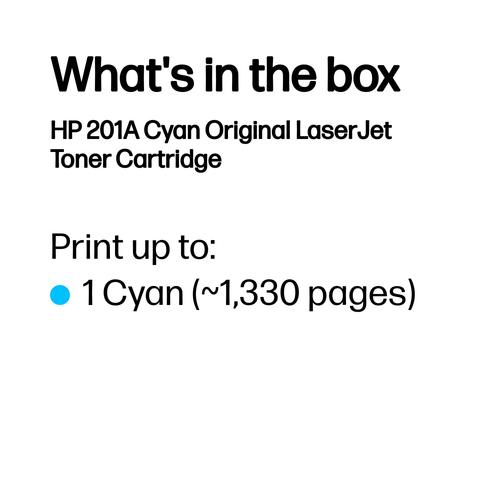 Original HP 201A Cyan Toner Cartridge (CF401A) - image 3