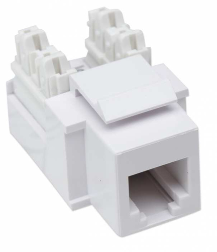 Intellinet JACK RJ11 RJ12 KEYSTONE DE IMPACTO BLANCO imagen 3