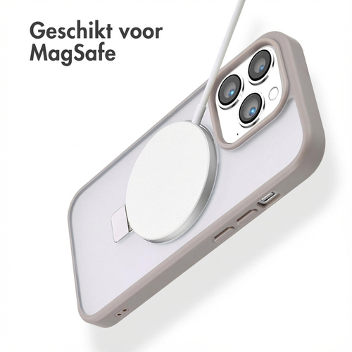 Accezz Ring Stand Backcover met MagSafe iPhone 14 Pro - Grey, afbeelding 2