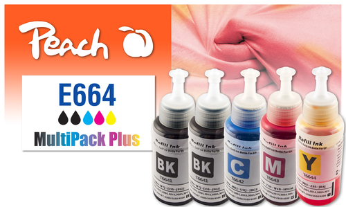 Peach 321205 ink cartridge 5 pc(s) Compatible Standard Yield Black, Cyan, Magenta, Yellow