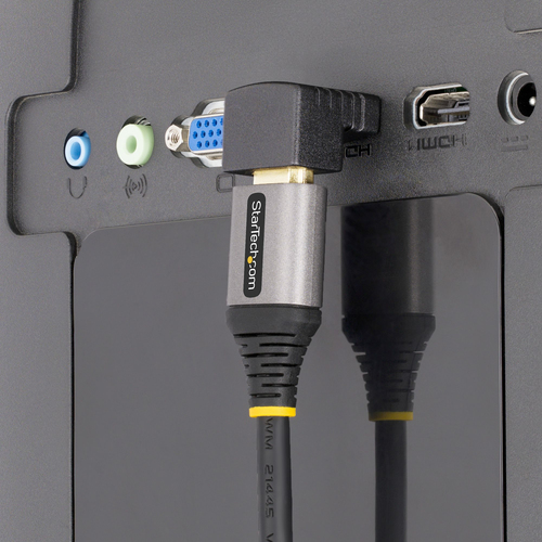 StarTech.com Down Angle HDMI 2.0 Adapter, 90-Degree HDMI Port Saver, MF - High Speed, afbeelding 6
