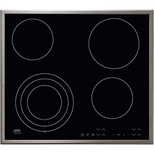 AEG 66100-K-mn Black Built-in Ceramic hob 4 zone(s)