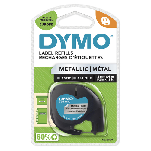 DYMO LetraTAG - Metaalzilver