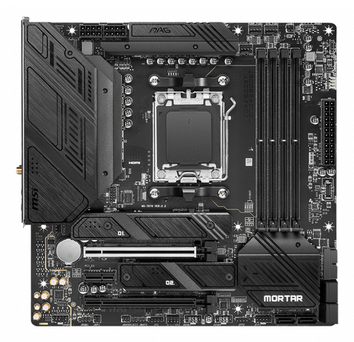 MSI MAG B650M Mortar WIFI AMD B650 Socket AM5 Микро ATX