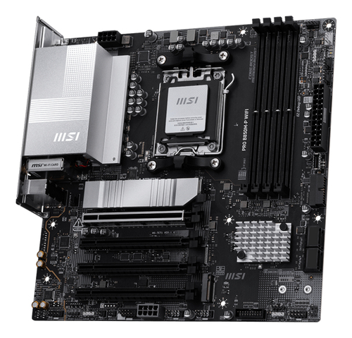 Msi Pro B850M-P Wifi AM5 Motherboard, Black - image 3