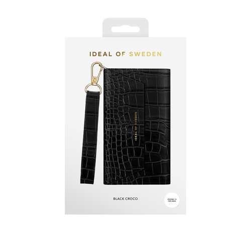 iDeal of Sweden Cassette Clutch iPhone 12PM/13PM Black Croco – image 5