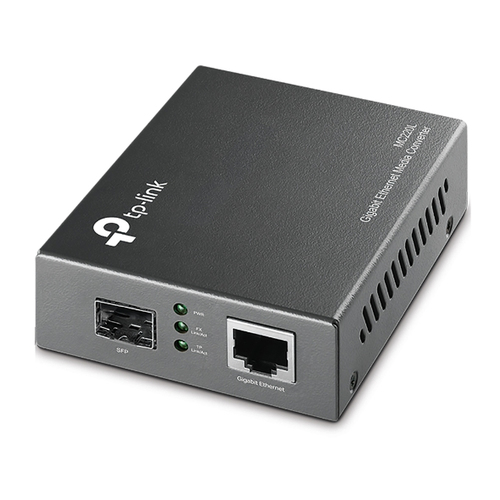 TP-Link Omada MC220L convertidor de medio 1000 Mbit/s Multimodo, Monomodo Negro imagen 1