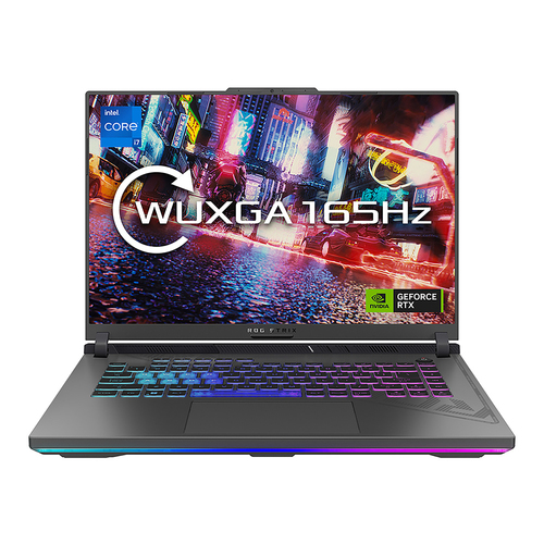 ASUS ROG Strix G16 G614JV-N3153W Intel® Core™ i7 i7-13650HX Ноутбук 40,6 cm (16") WUXGA 16 GB DDR5-SDRAM 1 TB Твердотельный накопитель (SSD) NVIDIA GeForce RTX 4060 Wi-Fi 6E (802.11ax) Windows 11 Home Черный, Зеленый, Серый