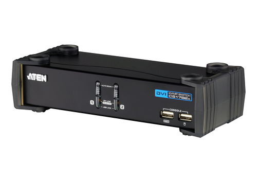 2-PORT DVI KVMP WITH USB2.0 PERIPHERAL