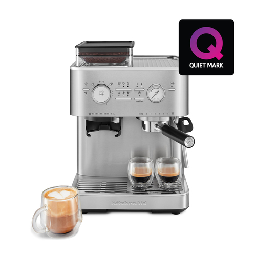 KitchenAid Semi Automatic Espresso Machine with Burr Grinder Stainless Steel - image 1