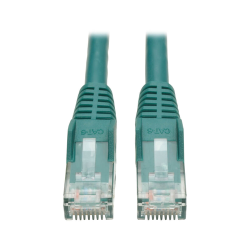 CABLE PATCH CAT6 UTP MOLDEADO  SNAGLESS RJ45 M/M VERDE 213M  - N201-007-GN