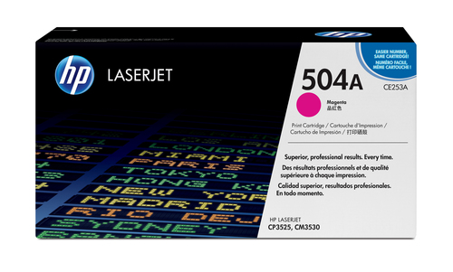 CE253A TONER ORIGINAL HP LASERJET 504A MAGENTA CE253A