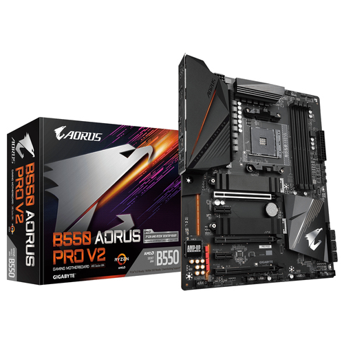 GIGABYTE B550 AORUS PRO V2 материнская плата AMD B550 Разъем AM4 ATX