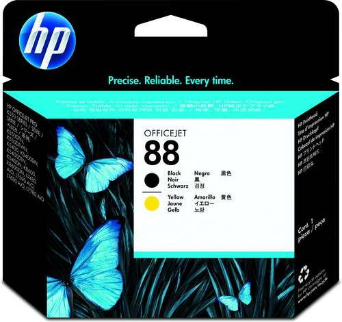 C9381A HP 88 - Negro amarillo - cabezal de impresión - para Officejet Pro K550 K550dtn K550dtwn