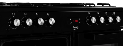 Beko KDVF90K 90cm Double Oven Range Cooker with 5 Burner Gas Hob – image 6