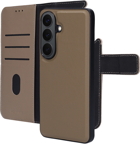 Mobiparts Leather 2 in 1 Wallet Case Samsung Galaxy S26 Taupe – image 1