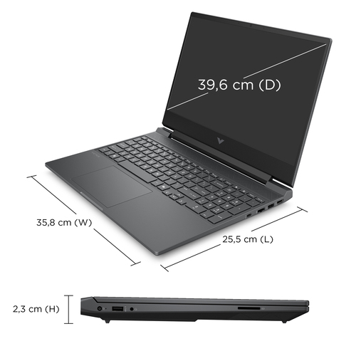 HP Victus Gaming 15-fa2300na C17WHEA Intel Core i5-13420H 16GB RAM 512GB SSD Rtx 4050 15.6" Windows 11 Home Laptop + HyperX Pulsefire Wired Mouse and Mouse Pad - image 8