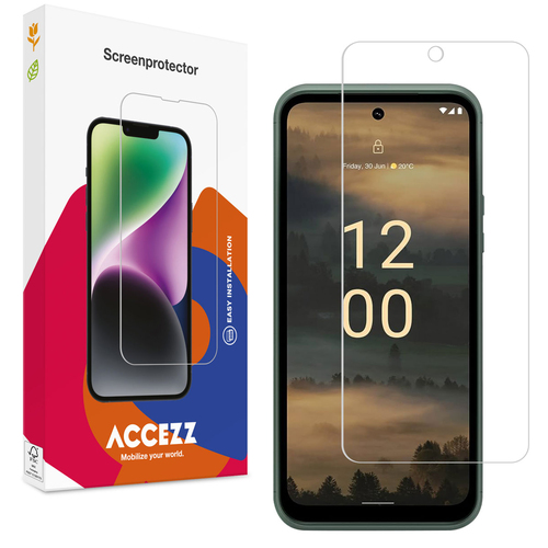 Accezz Gehard Glas Screenprotector Nokia XR21 Smartphone screenprotector Transparant