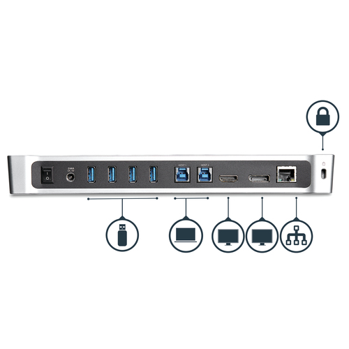 StarTech.com Dual-Monitor KVM USB 3.0 Docking Station for Two Laptops – image 4