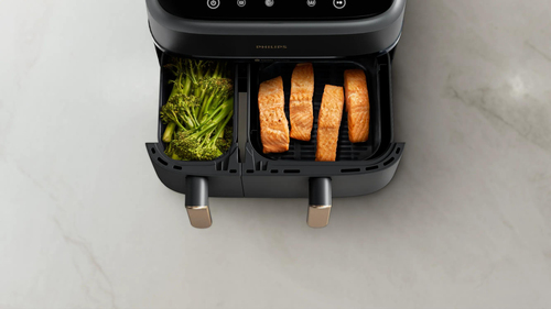 Philips Airfryer 3000 Series Dual Basket NA352/00, afbeelding 2