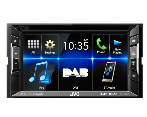 JVC KW-V235DBT car media receiver Black Bluetooth