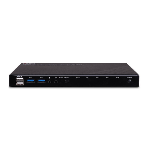 Lindy 4 Port HDMI 4K60, USB 3.0 and Audio - KVM Switch, afbeelding 3