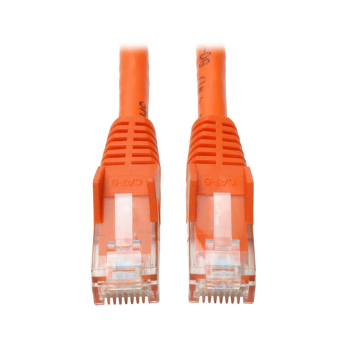 Tripp Lite 25 pies Cat6 Gigabit Snagless Patch Patch Cable RJ45 M / M naranja 25 &#39; - N201-025-OR