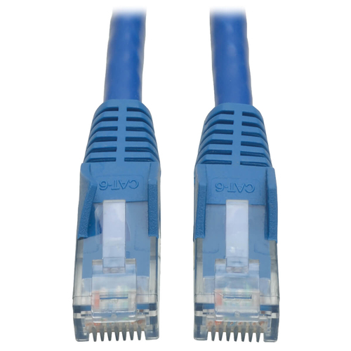 N201-007-BL Tripp Lite N201-007-BL Cable Ethernet UTP Moldeado Snagless Cat6 Gigabit RJ45 M/M PoE Azul 2.13 M 7 Pies N201-007-BL