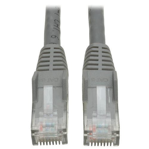 N201-007-GY CABLE PATCH CAT6 UTP MOLDEADO  SNAGLESS RJ45 M/M GRIS 213M 