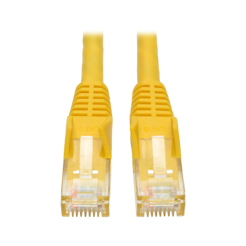 N201-007-YW CABLE PATCH CAT6 UTP MOLDEADO  SNAGLESS RJ45 M/M AMARILLO 213