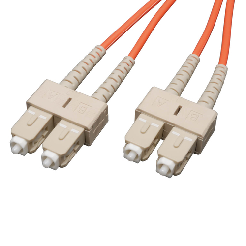 Tripp Lite 4M Duplex Multimode 62.5/125 Fiber Optic Patch Cable SC/SC 13' 13ft 4 Meter N306-04M UPC 037332135148 - N306-04M